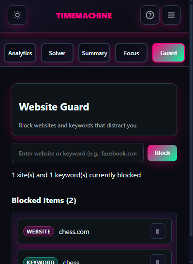 Website Blocking